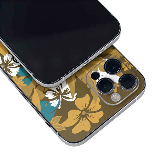 NFL Jacksonville Jaguars Tropical Print iPhone 12 Pro Skin